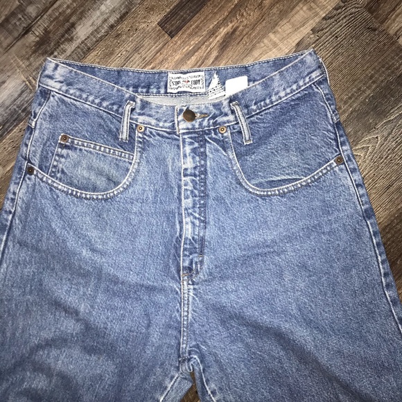 Vtg 80s RARE Star Cody High Waist Straight Leg Grunge Goth Mom Denim Jeans - Picture 9 of 13